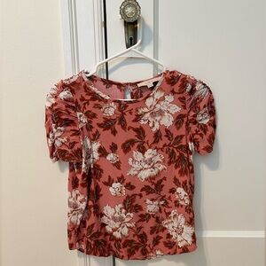 LOFT FLORAL BLOUSE